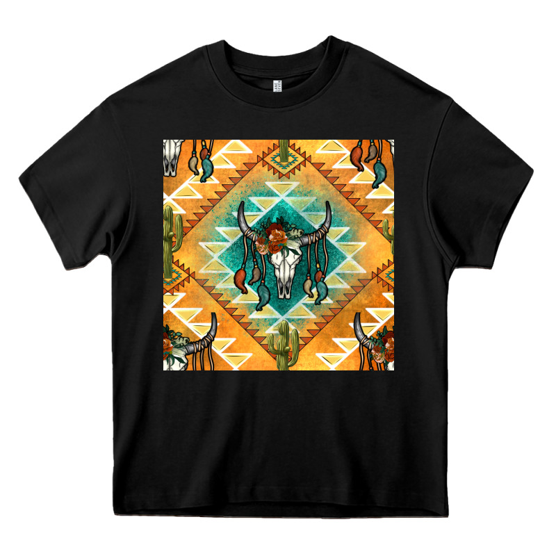 Native American Aztec Seamless Pattern Heavy Core Tee by BundleAndBundleShop | Teevron