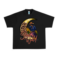 Black stay wild moon cowgirl Urban Heavy Tee - RacoonDesign