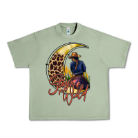 Oil Green stay wild moon cowgirl Urban Heavy Tee - RacoonDesign