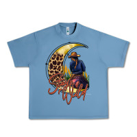 Pebble Blue stay wild moon cowgirl Urban Heavy Tee - RacoonDesign