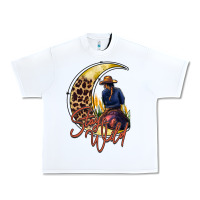 White stay wild moon cowgirl Urban Heavy Tee - RacoonDesign