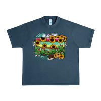 Midnight Navy south Dakota State Map Urban Heavy Tee - RanaPortraitStore
