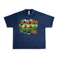Navy south Dakota State Map Urban Heavy Tee - RanaPortraitStore