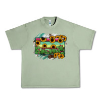 Oil Green south Dakota State Map Urban Heavy Tee - RanaPortraitStore