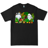 Black Spooky Plants Premium Tee - CowhideDigitalArt