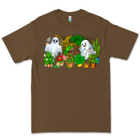 Cacao Spooky Plants Premium Tee - CowhideDigitalArt