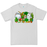 Dove Grey Spooky Plants Premium Tee - CowhideDigitalArt