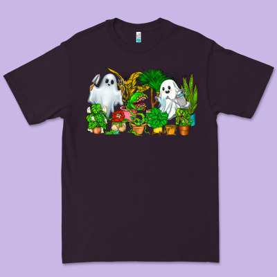 Spooky Plants Premium Tee Designed By Cowhidedigitalart