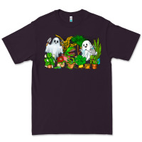 Plum Spooky Plants Premium Tee - CowhideDigitalArt