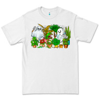 White Spooky Plants Premium Tee - CowhideDigitalArt