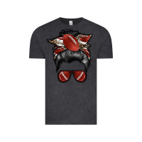 Vintage Black football mom Vintage Tee - RacoonDesign