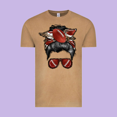 Football Mom Vintage Tee Designed By Racoondesign