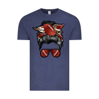 Vintage Denim football mom Vintage Tee - RacoonDesign