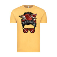Vintage Mustard football mom Vintage Tee - RacoonDesign