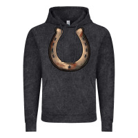 Vintage Black western horseshoe Vintage Hoodie - BarkalooDesign