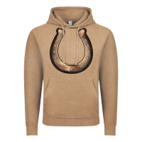 Vintage Coffee western horseshoe Vintage Hoodie - BarkalooDesign