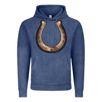 Vintage Denim western horseshoe Vintage Hoodie - BarkalooDesign