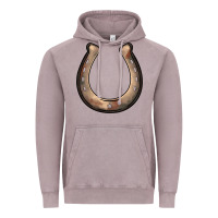 Western Horseshoe Vintage Hoodie | Teevron