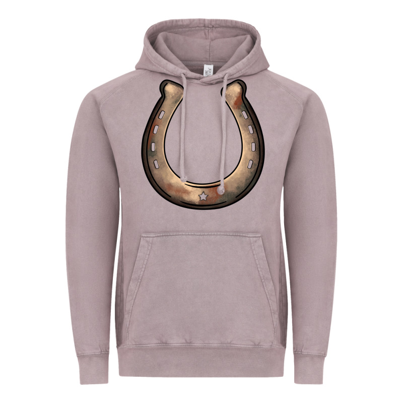Western Horseshoe Vintage Hoodie by BarkalooDesign | Teevron