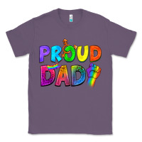 Lavender Western Proud Dad Classic Tee - BundleAndBundleShop