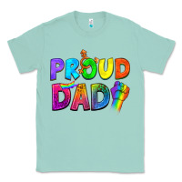 Seafoam Western Proud Dad Classic Tee - BundleAndBundleShop