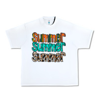 White summer western Urban Heavy Tee - RacoonDesign