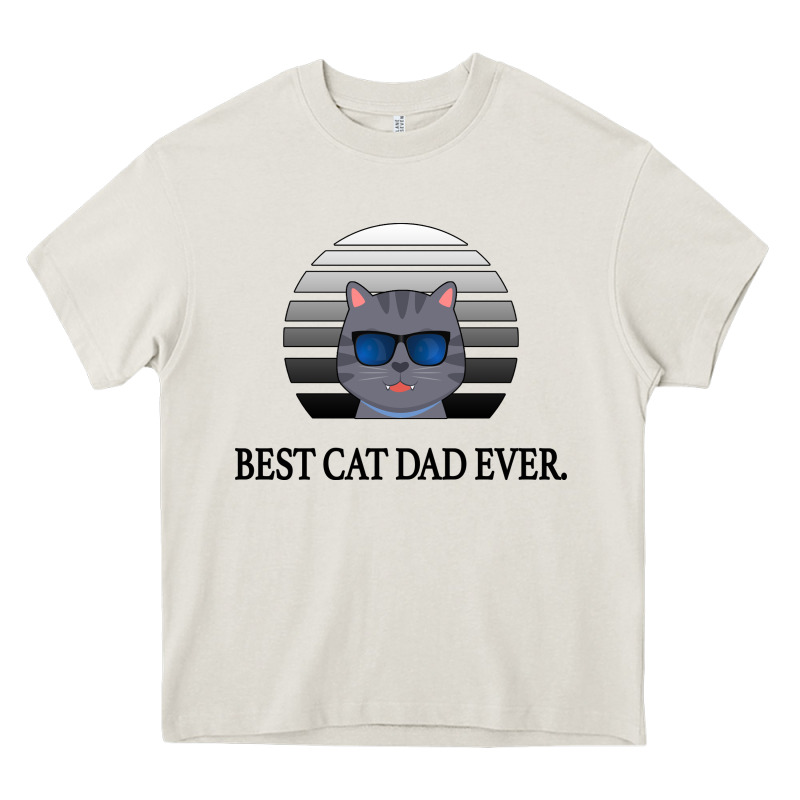 Best Cat Dad Ever Heavy Core Tee by Bettercallsaul | Teevron