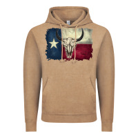 Vintage Coffee distressed tesas flag Vintage Hoodie - BarkalooDesign