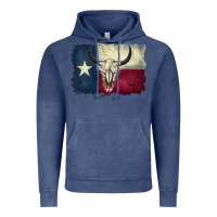 Vintage Denim distressed tesas flag Vintage Hoodie - BarkalooDesign