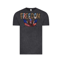 Vintage Black freedom Vintage Tee - RacoonDesign