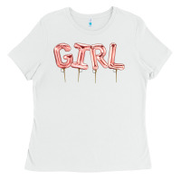 White Girl balloon Ladies Tee - Artiststas