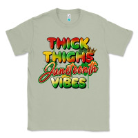 Matcha thick thighs juneteenth vibes Classic Tee - FaDigitalArtStudio