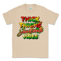 Mushroom thick thighs juneteenth vibes Classic Tee - FaDigitalArtStudio