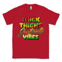 Red thick thighs juneteenth vibes Classic Tee - FaDigitalArtStudio