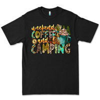 Black Weekends Coffee And Camping Premium Tee - CowhideDigitalArt