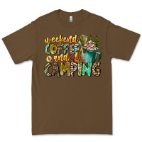 Cacao Weekends Coffee And Camping Premium Tee - CowhideDigitalArt