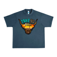 Midnight Navy take no bull Urban Heavy Tee - RacoonDesign