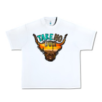 White take no bull Urban Heavy Tee - RacoonDesign