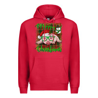 Cardinal merry christmas baby pig Premium Hoodie - RanaPortraitStore