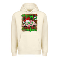 Sandshell merry christmas baby pig Premium Hoodie - RanaPortraitStore