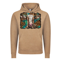 Vintage Coffee Christmas background baby calf Vintage Hoodie - BarkalooDesign