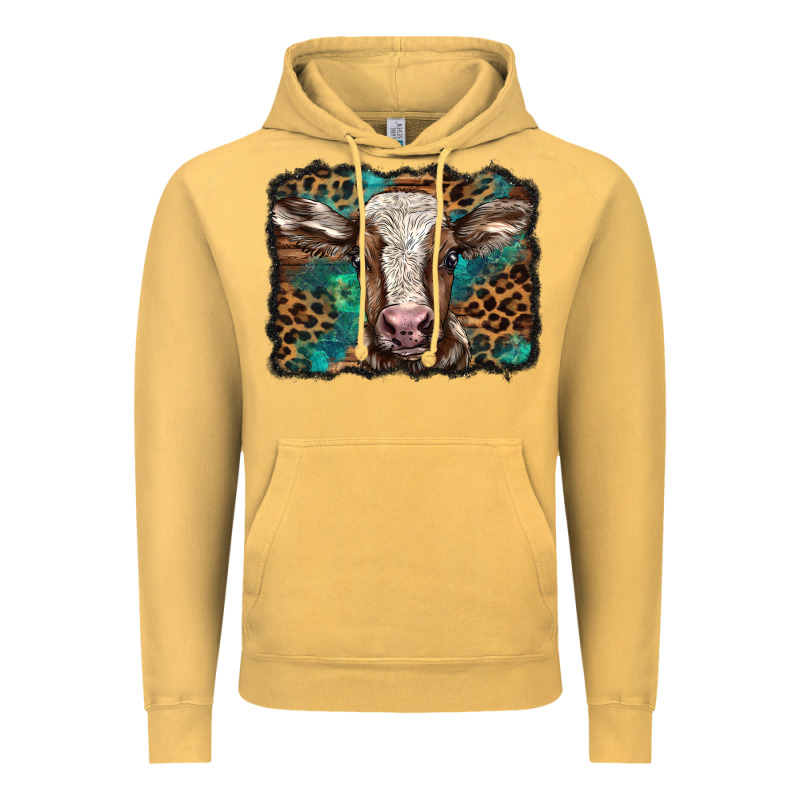 Christmas Background Baby Calf Vintage Hoodie by BarkalooDesign | Teevron