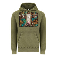 Vintage Olive Christmas background baby calf Vintage Hoodie - BarkalooDesign