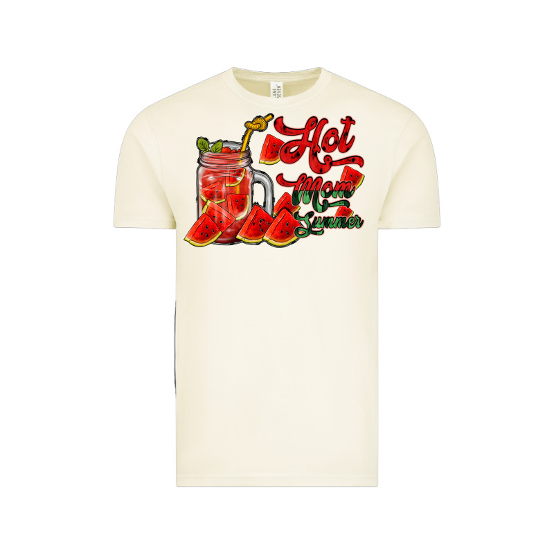Hot Mom Summer Watermelon Vintage Tee by RacoonDesign | Teevron