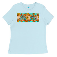 Baby Blue Thanksgiving Ladies Tee - Artiststas