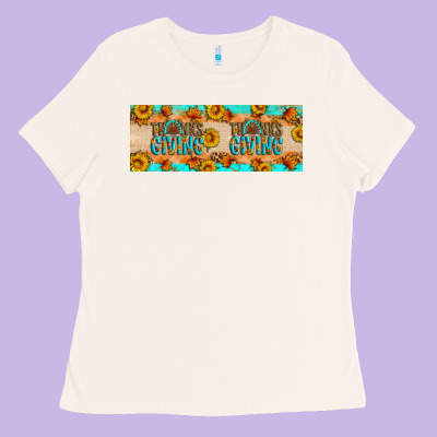Thanksgiving Ladies Tee Designed By Artiststas