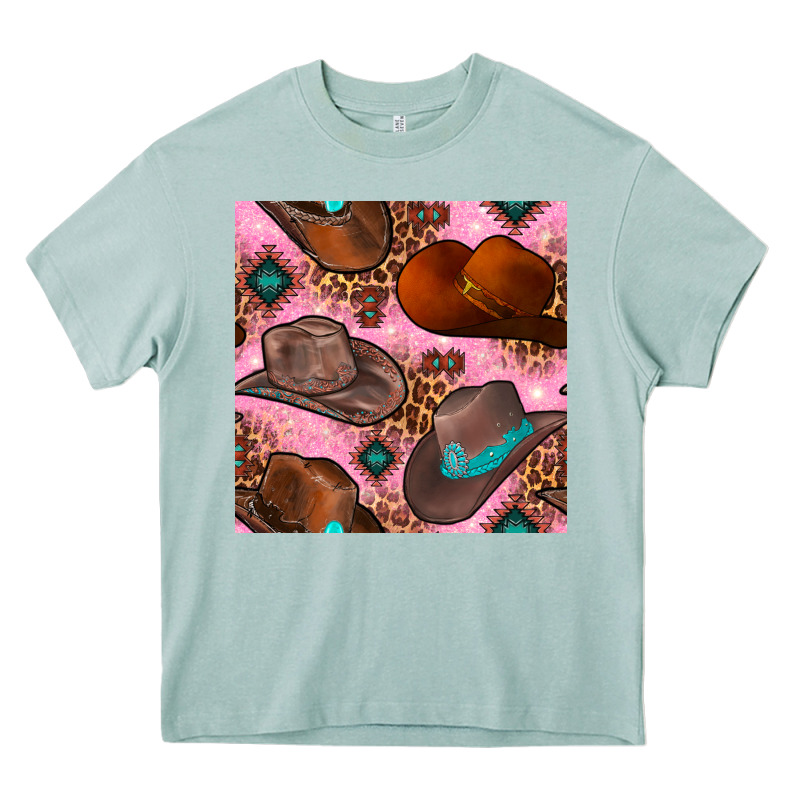 Western Cowboy Hat Seamless Pattern Heavy Core Tee by BundleAndBundleShop | Teevron