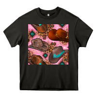 Asphalt western cowboy hat seamless pattern Heavy Core Tee - BundleAndBundleShop