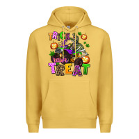 Antique Gold trick rawr treat Premium Hoodie - AdoDesignShop