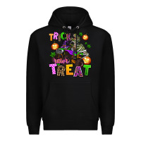 Black trick rawr treat Premium Hoodie - AdoDesignShop